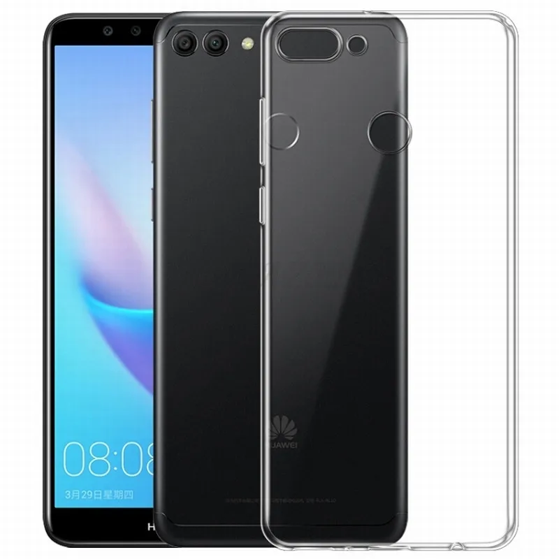 HOLAZING-Slim-Fit-Flexible-Anti-Finger-Scratch-Transparent-Soft-Silicone-TPU-Case-for-Huawei-Enjoy-8