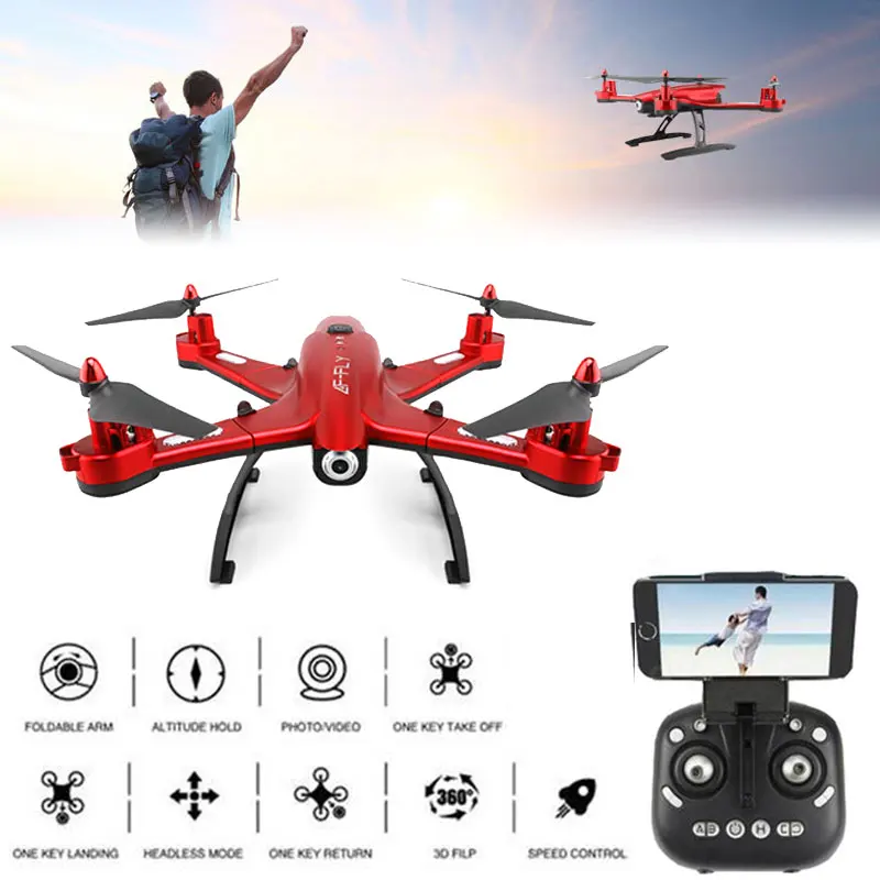 

4CH 6-Axis Gyro 480P Drone 4CH 6-Axis Gyro 480P RC Drone 4CH 6-Axis Gyro HD 480P Drone WIFI Foldable UAV Aircraft