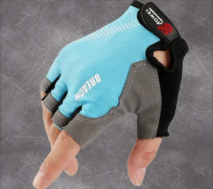 1 Pair Women/man Half Fitness Exercise Gloves Weight Lifting Gym Sports Gloves Training Gym Gloves Body Building Gloves
