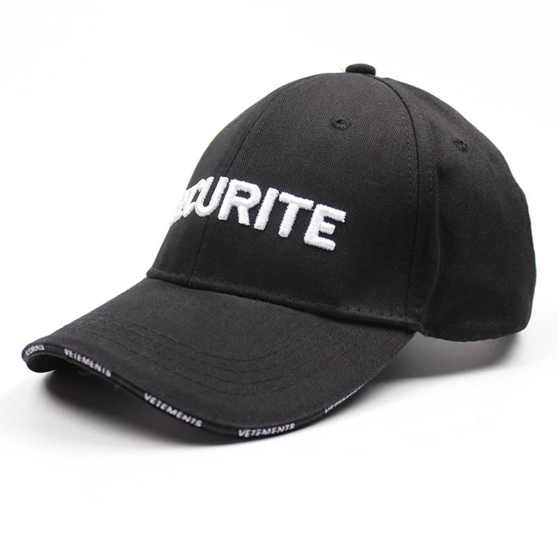 

2017 Summer SECURITE Baseball cap social club dad hat youth youth bones masculino women casquette gorras chance the rapper