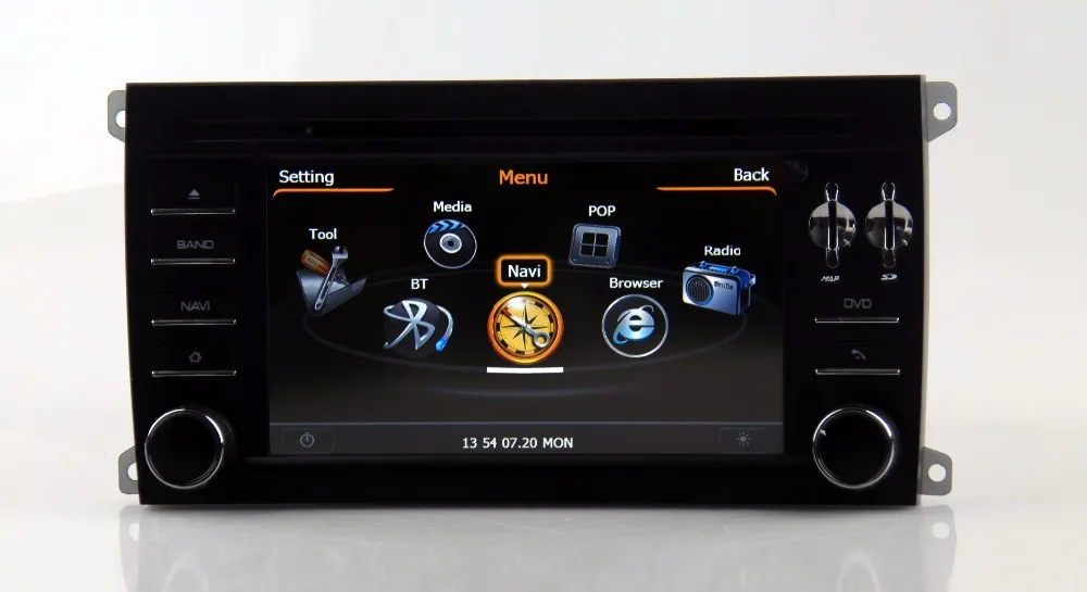 S100 Wince System Car Dvd Gps Navigation Player For Porsche Cayenne