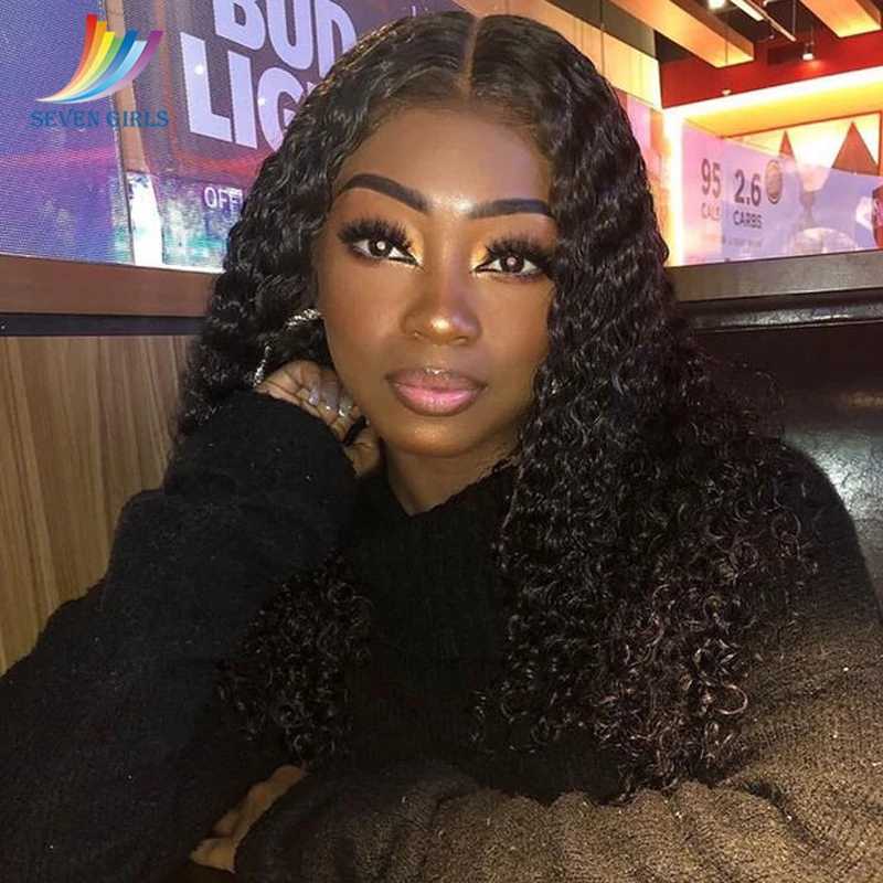 Sevengirls Pre Plucked Brazilian Wet And Wavy Wig With Baby Hair