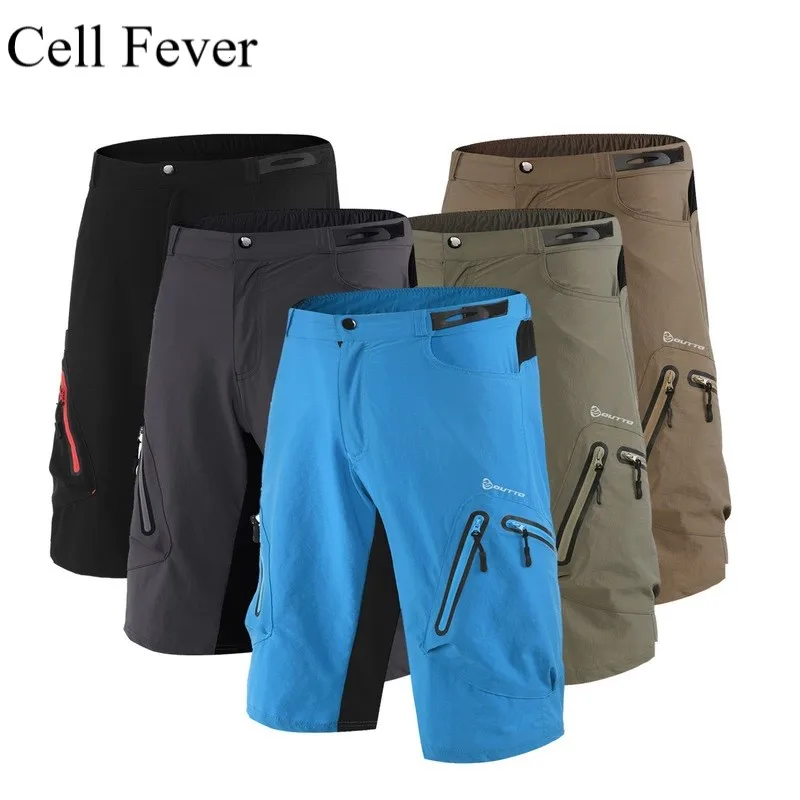 MTB Bike Short Pants Baggy Cycling Shorts Loos-fit Quick dry Bicycle Sports Mens