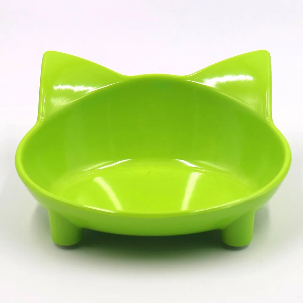 Shallow Cat Food Bowl Wide Dish Non Slip Cats Feeding Bowl for Relief Whisker Fatigue MYDING