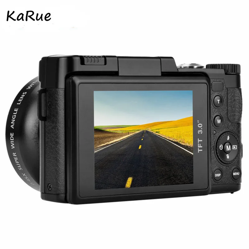 KaR CDR2 24MP цифровая камера Full HD 1080P 3 0 &quotЖКД вращающийся антивибрационный 4X видео DV