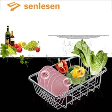 Senlesen кухонная стойка для посуды хромированная нержавеющая сталь Para кухонная раковина сушилка для посуды