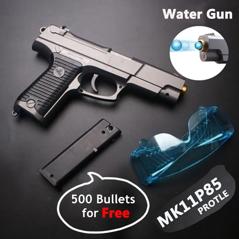 

P85MK11 Super Realistic Glock Water Gun Child Battle Toy Gun BB Gun Can Launch Crystal Bomb High Quality Water Gun For Kids Gift