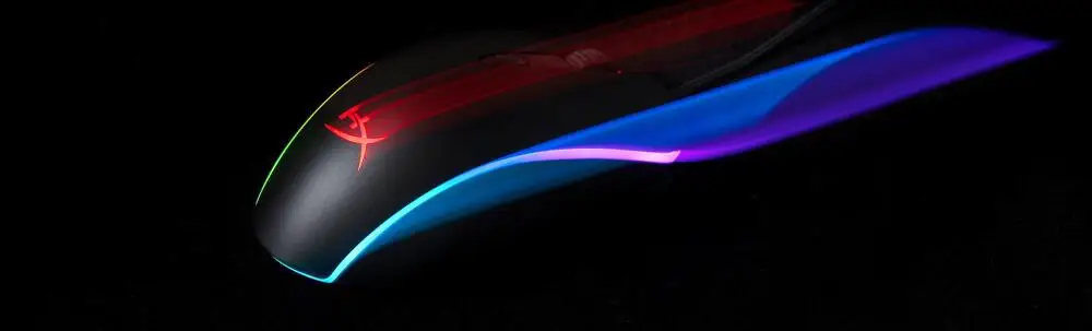 Игровая мышь kingston HyperX Pulsefire Surge RGB Lighting 16000 dpi мышь Pixart 3389 сенсор динамический 360 ° RGB эффекты игровая мышь