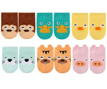 

2019 Baby New Fashion Unisex Animal Socks 3D Printed Cute Cat Xmas Low Cut Ankle Cotton Socks Cartoon Leg Warmers Gifts 1 Pair
