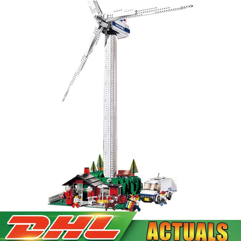 

Lepin 37001 873Pcs Street Vestas Wind Turbine Children Building Blocks Bricks Toys Model Compatible LegoINGlys 4999 Gifts