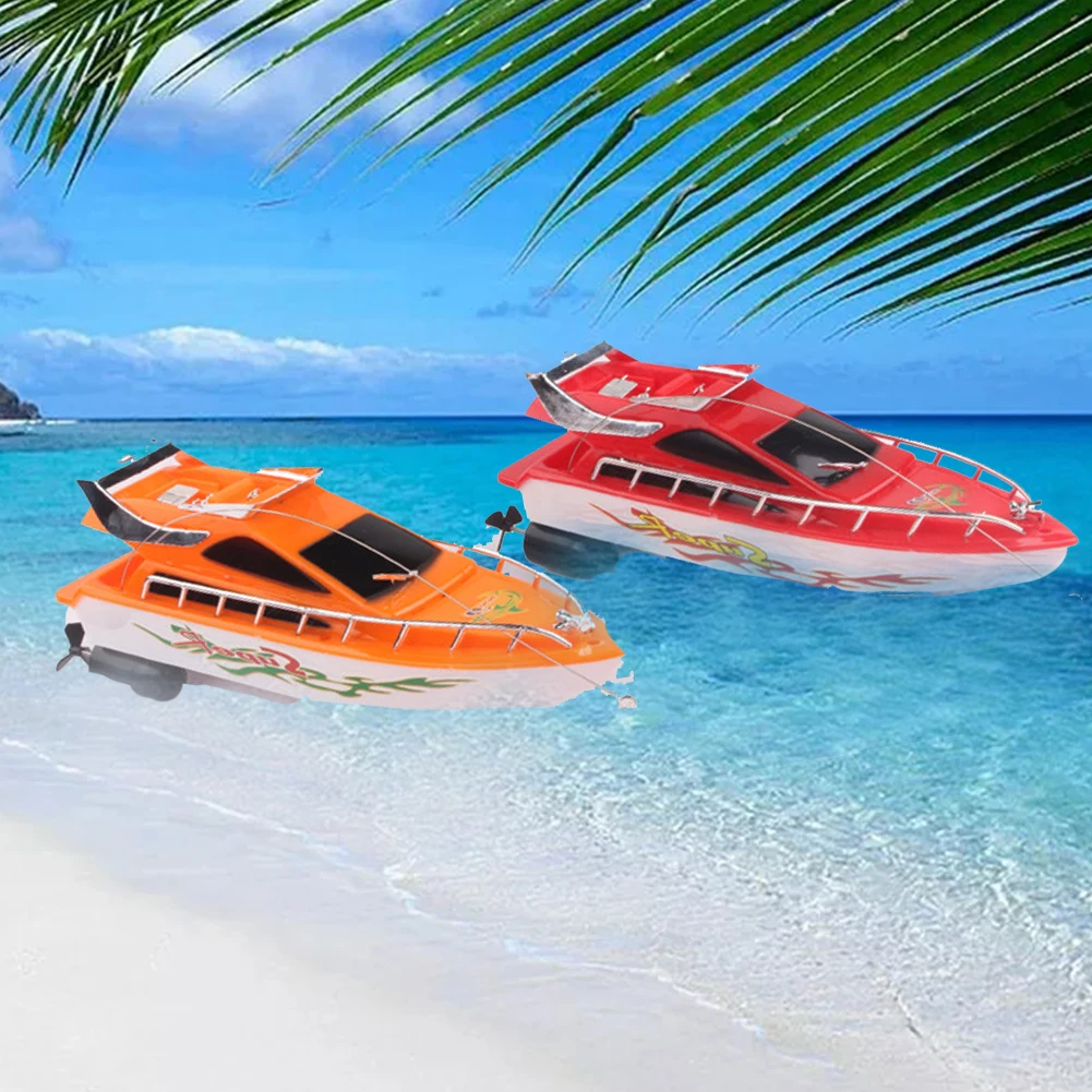 Pools Battery Powered Wireless Electric Kids Lakes Mini RC Boats Aquatic Toys Remote Control Adults Racing Speed Random Color
