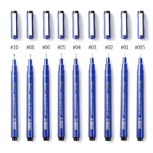 Студенческая игла тонкая ручка мультфильм эскиз штрихи руки черный Рисунок тонкая ручка