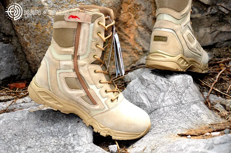 

New Sport Army Men's Tactical Boots Desert Outdoor Hiking Boots Military Enthusiasts Marine Male Combat Shoes