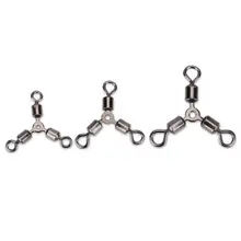 3 типа 20 шт./компл. прочный 3-сторонний выход карабины твердые кольца T-shape форме, благодаря чему создается ощущение невесомости с крюком, рыболовные снасти