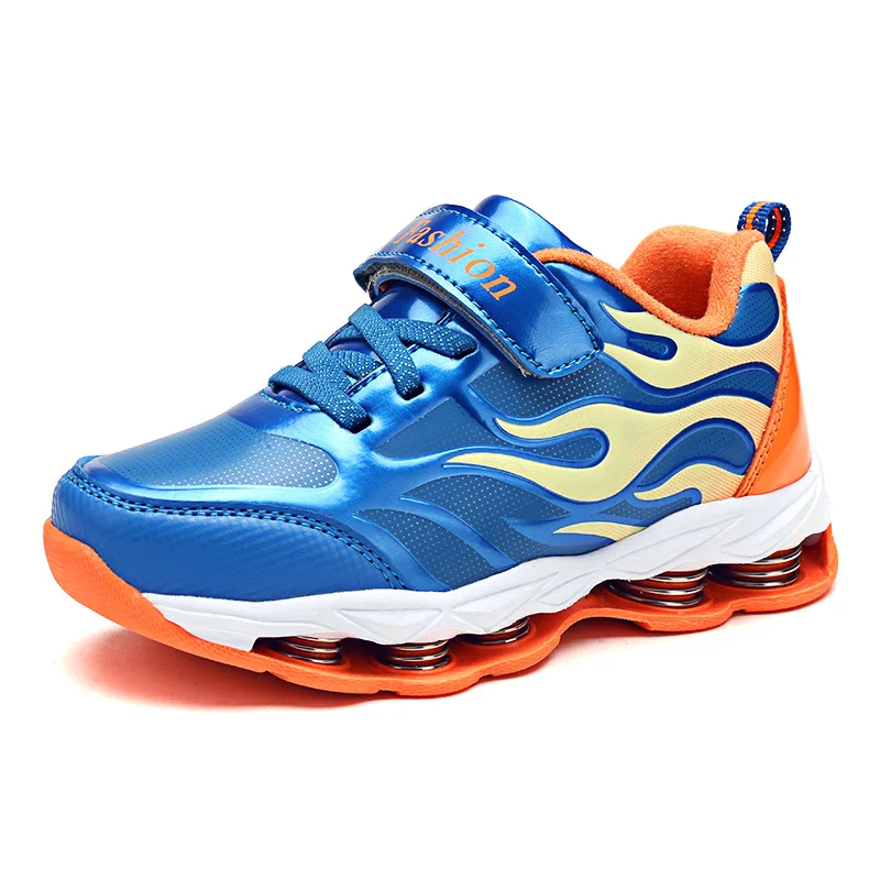 

BEILAMIUMAN 2018 Spring Spiderman Boys Sneaker Leather Shockproof Children Sports Shoes Casual Cartoon Kids Shoes EU 26-37