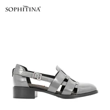 SOPHITINA/Женские сандалии выполнены из натуральной кожи. Верх обуви изготовлен из ремешков. Модель фиксируется на ноге при помощи ремешка с эластичной вставкой. Легкая и прочная подошва.Комфортная обувь для ходьбе S12
