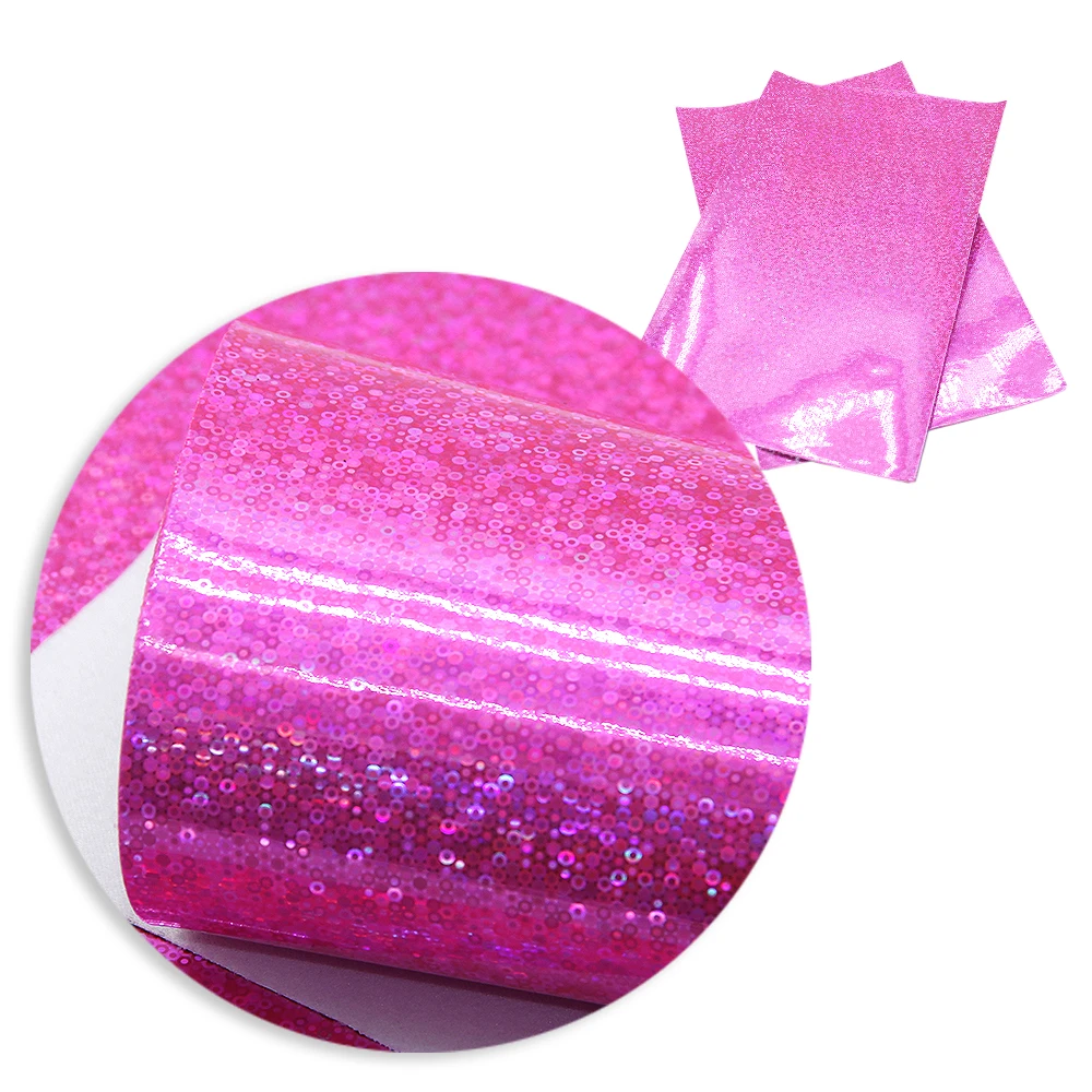 David accessories 20*34 см горошек голограмма искусственная кожа, DIY материал для HairBow сумка обувь украшения, 1Yc6090 - Цвет: 1079896002