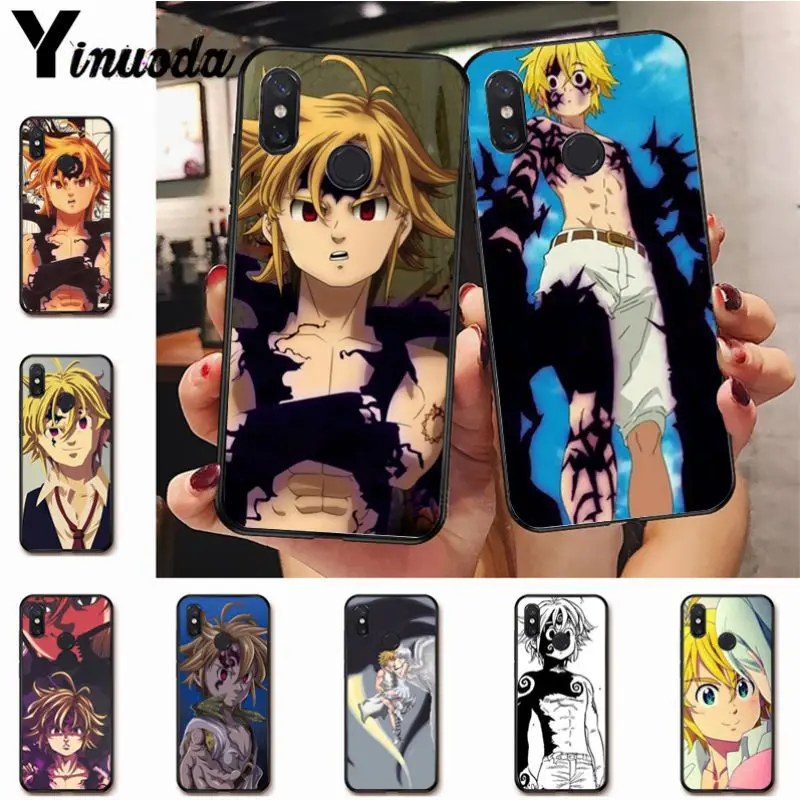 

Yinuoda The Seven Deadly Sins Meliodas phone case for xiaomi redmi 7 5plus 6pro 6a 4x go note5 note7 note6pro mi8se 9se cover