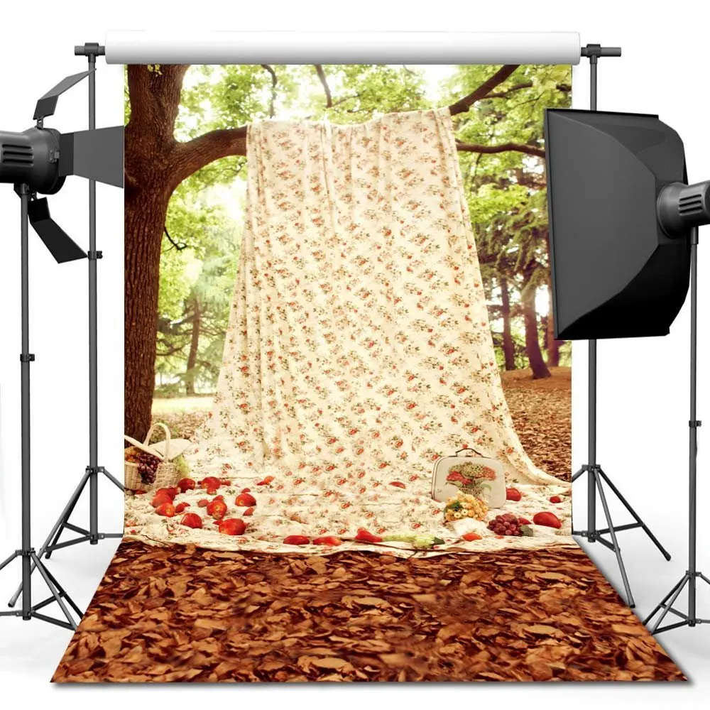

No need Stand Kit 150X210CM Photography studio Green Screen Chroma key Background Polyester Backdrop for Photo Studio Tree YU001