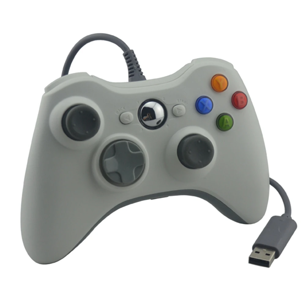 Контроллер для Xbox360 проводной геймпад с вибрацией USB кабелем игровой контроллер