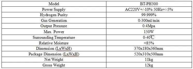 BT-PH300 specification