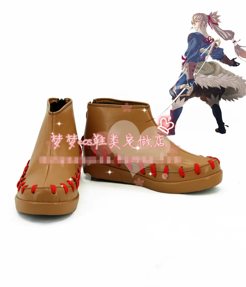 Free Shipping Fire Emblem Fates Takumi Cosplay Shoes Halloween Boots