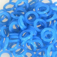 500 шт. 100 шт./пакет резиновые браслеты для тату противоударный Круг татуировки аксессуары I274