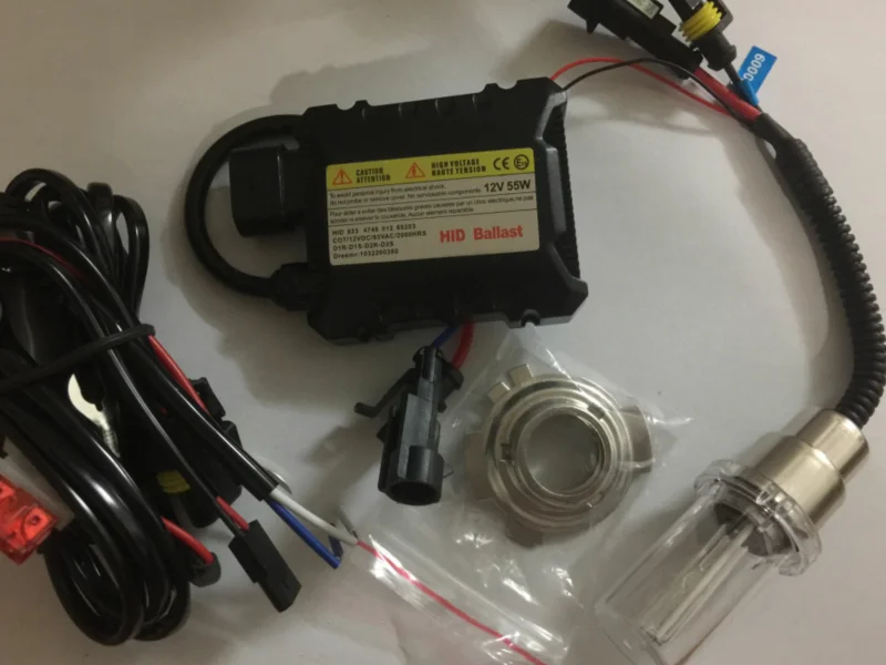 

55W HID Xenon kit for Motor/Motorcycle Bike H6 Bi-Xenon Kit Hi/Low Xenon Headlight Bulbs top quality H6 Kit with slim ballast