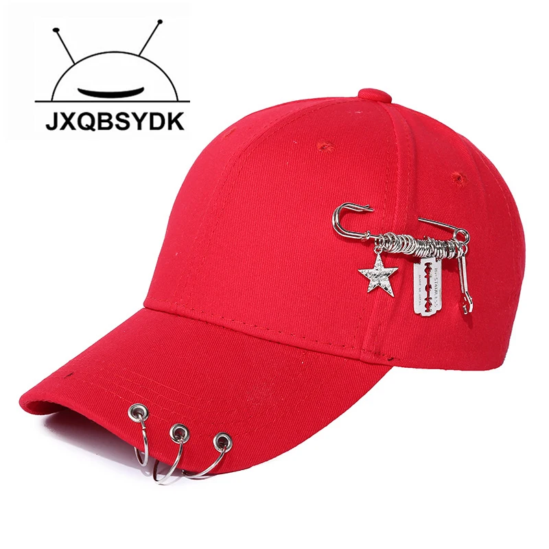 

JXQBSYDK Adult Women's Baseball Caps Hip Hop Style Baseball Caps Spring Summer Caps Personality Fashion Pendant Design Sun Hats