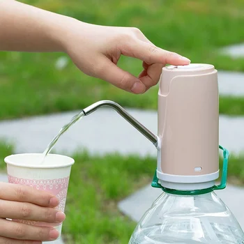 

Rechargeable water dispenser pump USB electric Drinking Bottle Switch Dispenser for office picnic camping mineral water juice