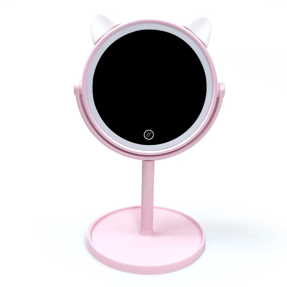 

LED Makeup Mirror 10X Magnifying Light LED Portable Lighted Makeup Mirror for Women Beauty Makeup Tool LED Mirror Free Shipping