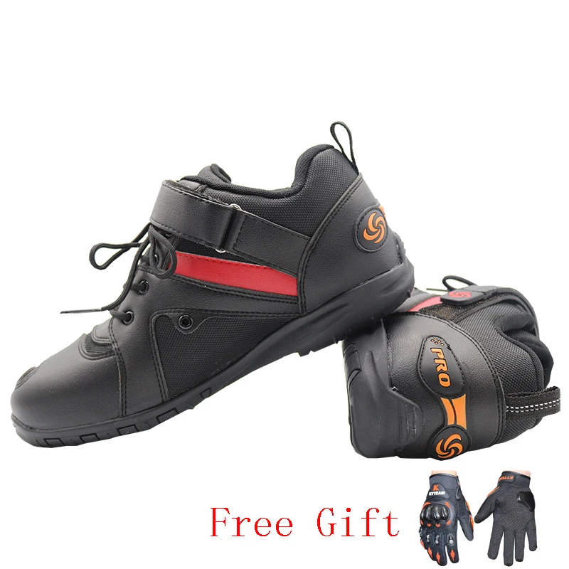 

Motorcycle Boots Racing boots BIKERS leather race Motocross Motorbike Riding boots Shoes for women men shoe