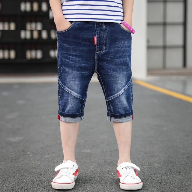 New Baby Summer Clothes for Kids Casual Little Boys Jeans Shorts Hot Toddler Cotton Denim Short Pants Novelty Outdoor Trousers 4