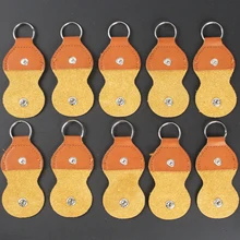 200 шт кожаный для гитары сумка для медиаторов Чехол держатель Органайзер брелок контейнер черный/коричневый