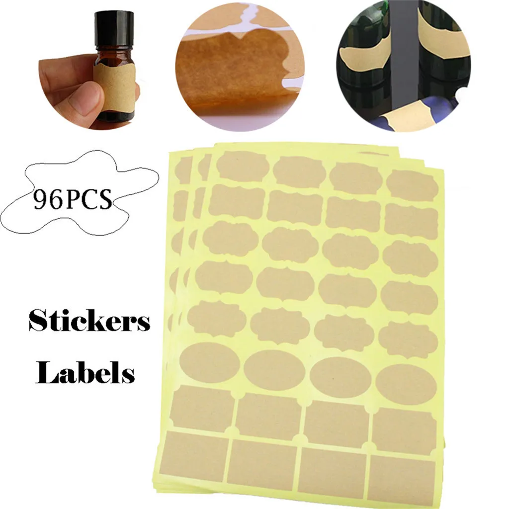 

Stickers Labels Waterproof Glass Bottle Stickers Labels Home Kitchen Jars Stickers Chalkboard Lables Tags Can Be Reused #4