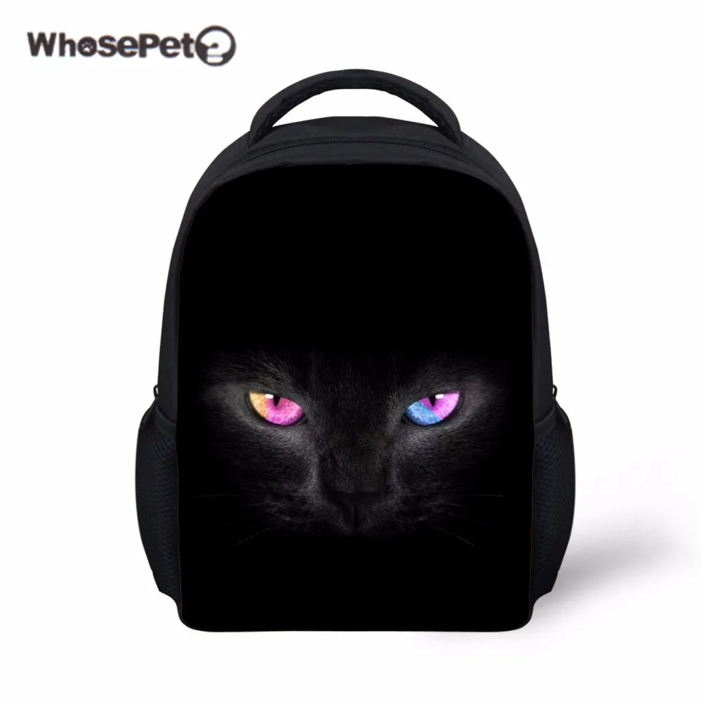 Us 14 07 36 Off Whosepet Puma Cool School Bag Children Shoulder Book For Kindergarten Boys S Schoolbag Fashion Solid Black Baby New In