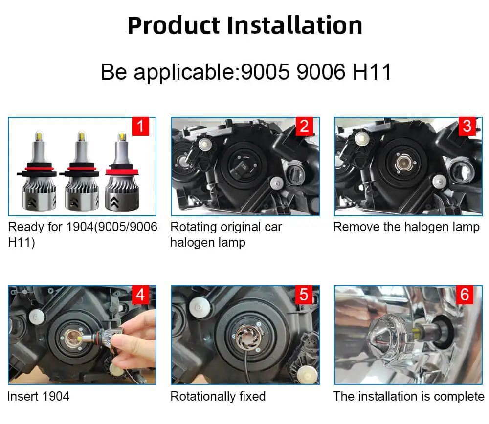 YIRAY 8-гранная светодиоды с чипом CSP H7 светодиодный H11 H1 H3 9005 9006 HB3 HB4 для автомобильных фар 72 Вт 9600lm авто светодиодный фар головного света и противотуманных фар с возможностью креативного 6000K 12V