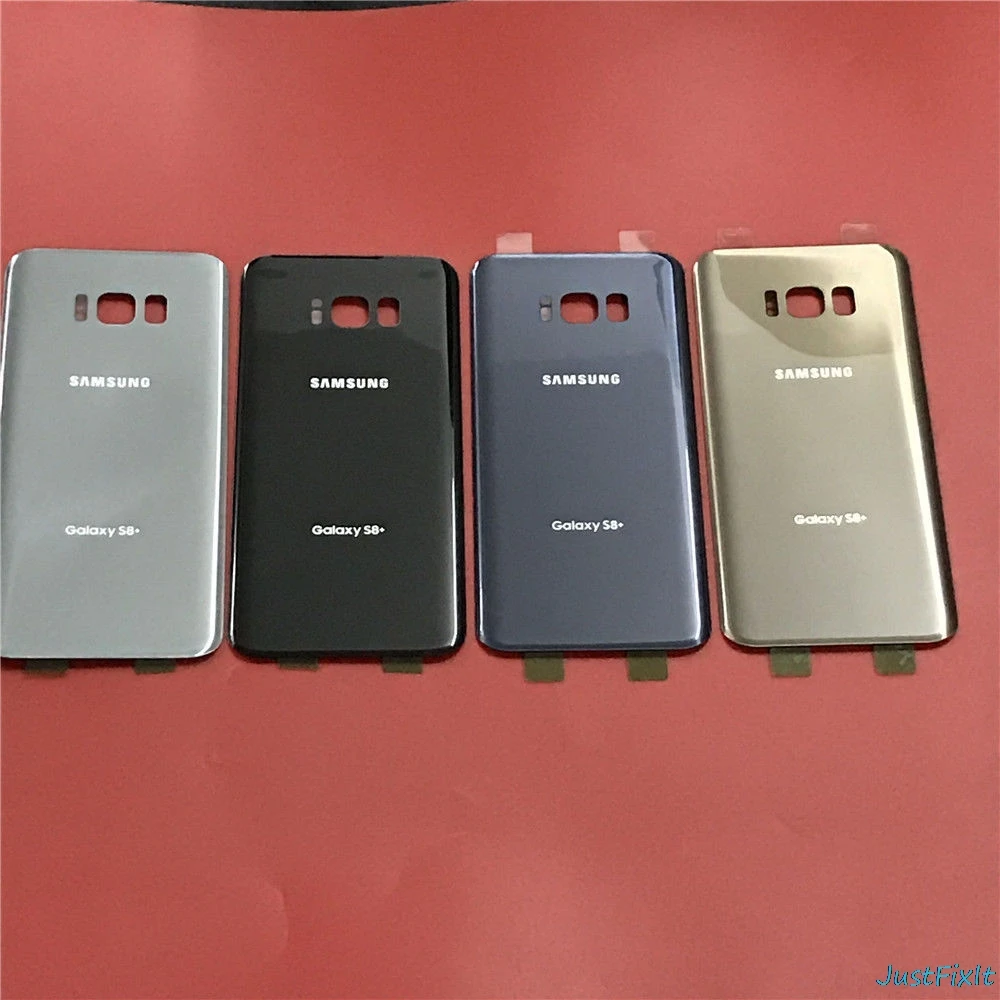 Для SAMSUNG Galaxy S8 S8 plus G955f G955U G950F G950A G950 задняя крышка батарейного отсека задняя стеклянная крышка Корпус чехол Замена батарейного отсека