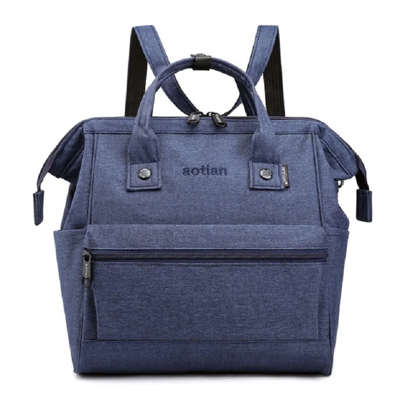 4 In 1Use Small Diaper Mommy Nappy Bag Mother Shoulder Bag Daddy Backpack Solid Color Pregant Women Hand Bag (5)