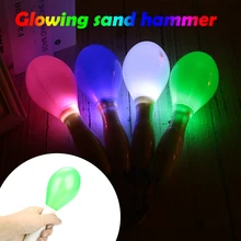 Смешной проблесковый Тамбурин пластиковый ручной погремушка фонарь-раструб-ап Тамбурин для вечерние поставки Прямая