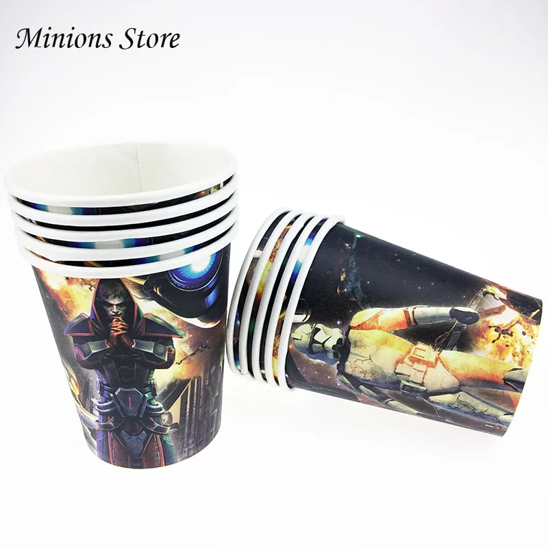 10pcs/lot Star Wars Disposable Cups Birthday Party Decorations Kids