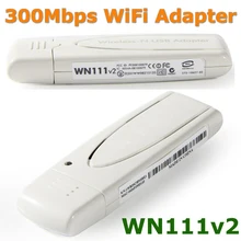 WN111V2 300 Мбит/с беспроводной USB WiFi адаптер Сетевая карта Ethernet Wi Fi приемник для WN111 V2 Windows 7/8/10