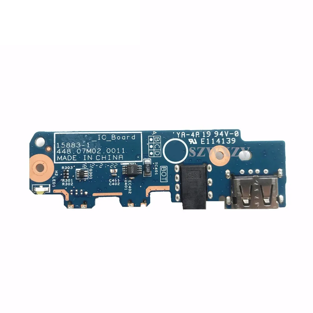 USB порт аудио Плата с кабелем для HP Pavilion X360 13 U M3 серии 856016 001 448.07M02. 0011 Плата|audio port|usb