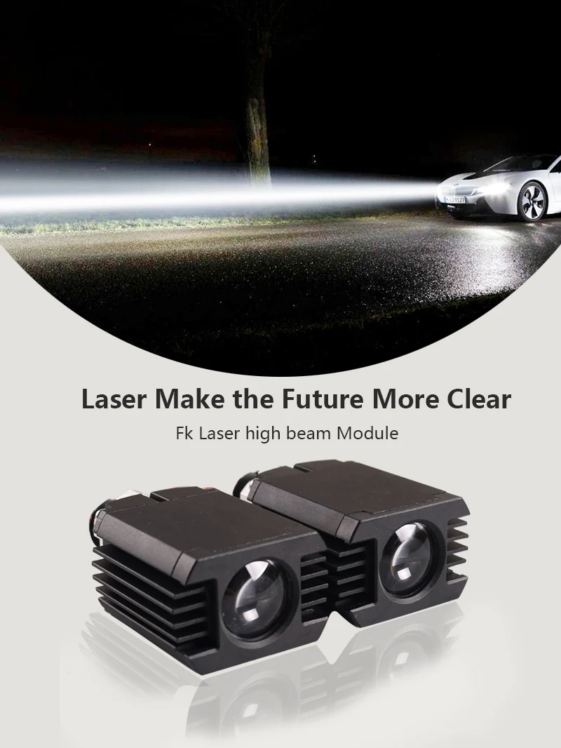 SANVI New arrival Laser Projector Lens Headlight Auto High beam Headlamp for H1 H7 H11 9005 9006 Car light Replacement