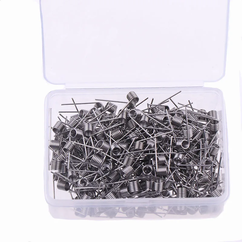 100pcs/box Electronic Cigarette RDA RBA RTA Wick Wire Coil Premade Coils 22 24 26 28 30 32 AWG  A1 Heating Wire SS316L ► Photo 2/4
