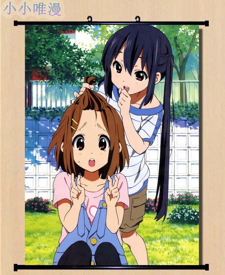 K ON японского аниме! Hirasawa Yui & Akiyama Mio Tainaka Ritsu Kotobuki Tsumugi домашний декор настенная