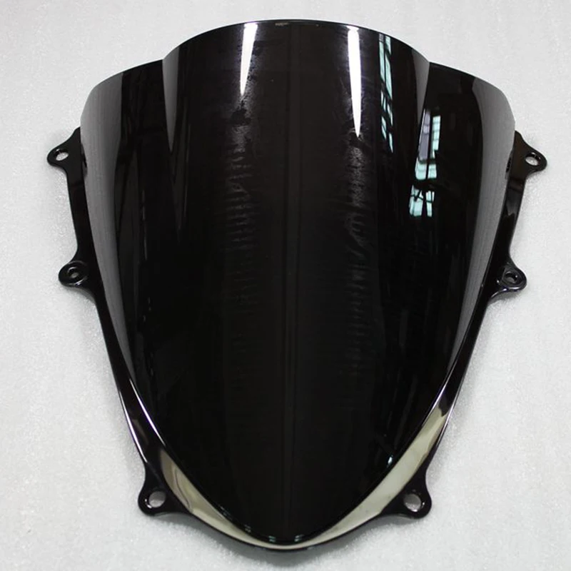 High Quality Black Windshield Motorcycle Windscreen Double Bubble Wind