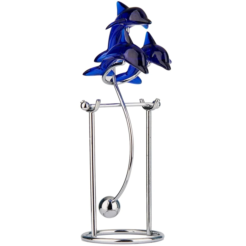  Dolphins Kinetic Art Balancing Decompression Toy Decompressive Science Psychology Home Office Decor