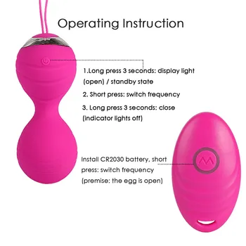 10 Speeds Vibration Wireless Remote Kegel Ball Vaginal Tighten Exercise Trainer Ben Wa Vibrator Sex Toys for Women Sex Products 3
