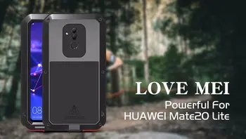 

Love Mei Brand Powerful case for Huawei Mate 20 Lite Life Waterproof Shockproof Heavy Duty Protection case for Mate 20 Lite